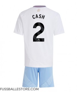 Günstige Aston Villa Matty Cash #2 Auswärts Trikotsatzt Kinder 2024-25 Kurzarm (+ Kurze Hosen)